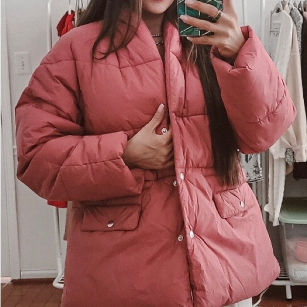 J.Crew Mauve Puffer Jacket